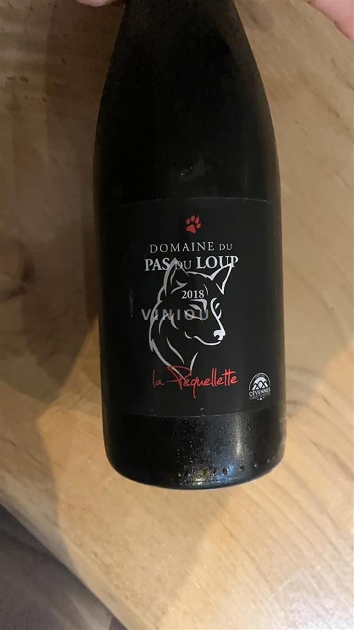 Languedoc ja Roussillon Cévennes Domaine Pas du Loup La Pequellette 2018