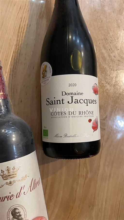 Rona dolina Côtes-du-Rhône Domaine Saint Jacques 2020