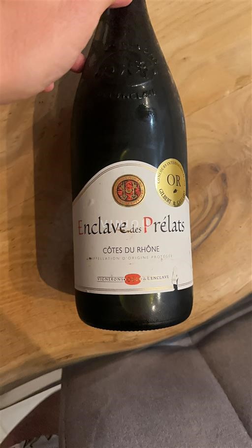 Rhônen laakso Côtes-du-rhône Vignerons de l'Enclave Enclave des Prélats 2014
