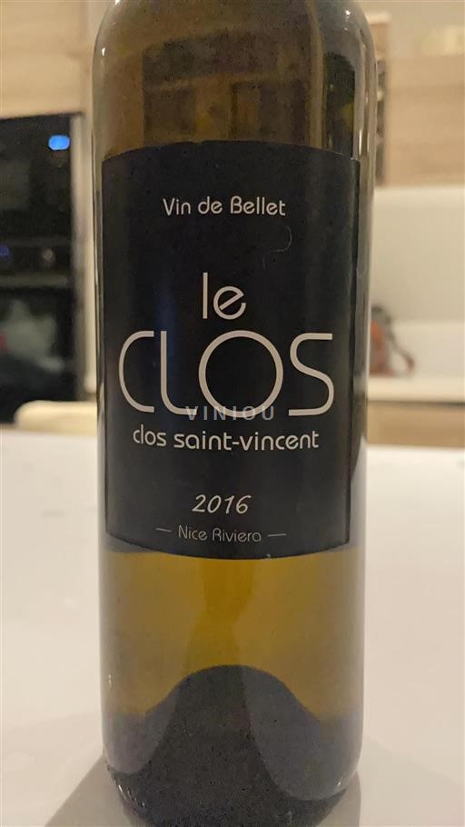 Provence Bellet Clos Saint-Vincent Le Clos 2016