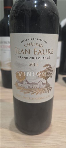 Bordeaux Saint-Émilion Grand Cru Grand Cru Château Jean Faure 2014