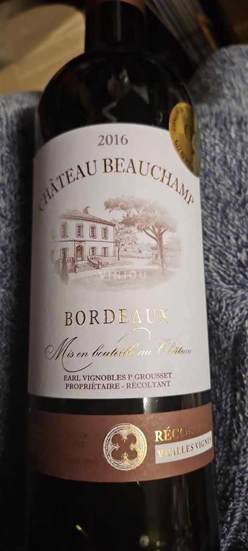 Bordéus Château Beauchamp 2016