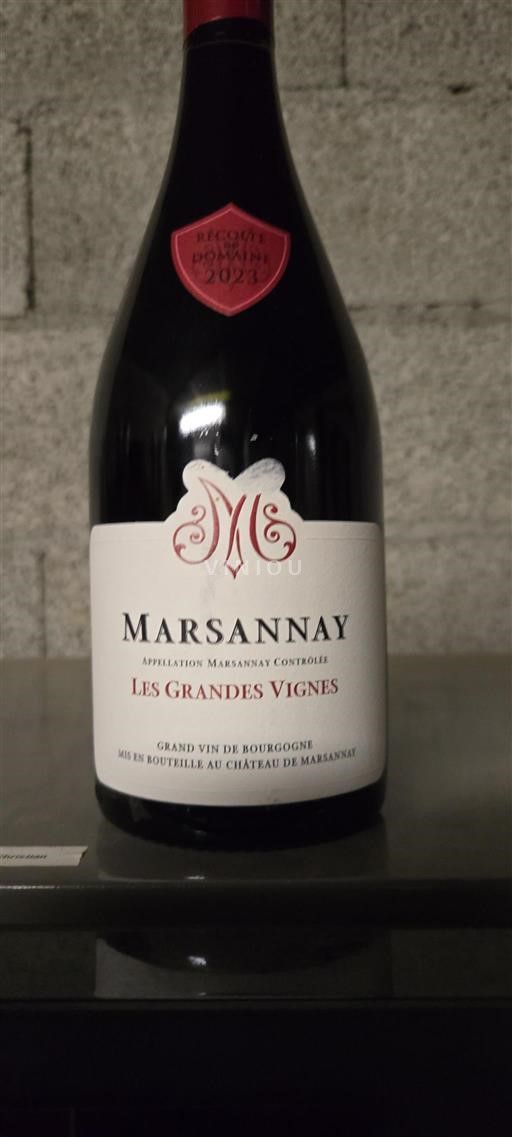 Burgundy Marsannay Grand Cru Château Marsannay Les Grandes Vignes 2023