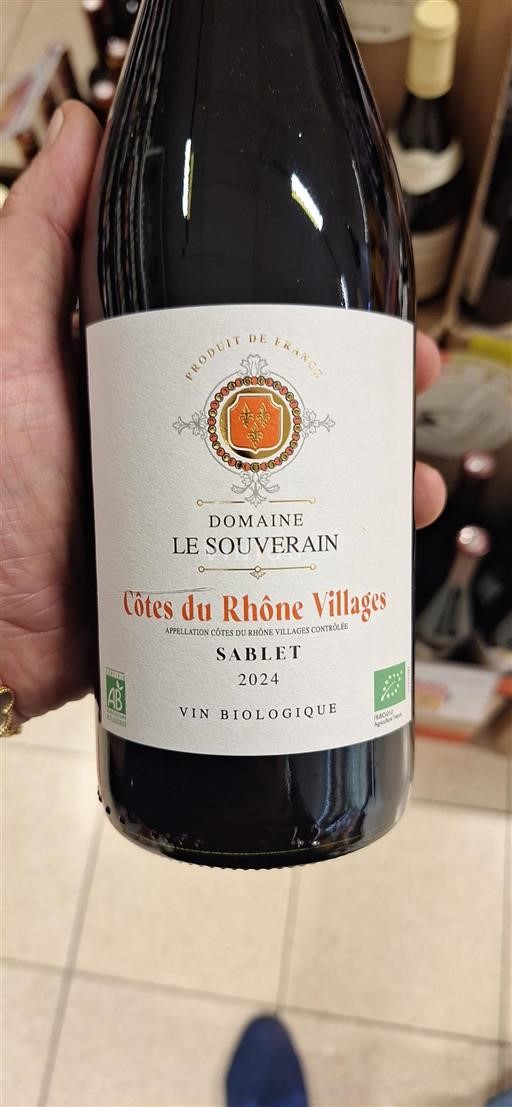 Rhône-dalen Côtes-du-Rhône-Villages Domaine Le Souverain 2024