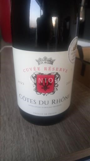 Thung lũng Rhône Côtes-du-rhône Cuvée Réservée 2023