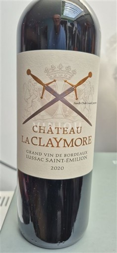 Bordéus Lussac-Saint-Émilion Château La Claymore 2020