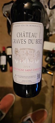 Bordeaux Montagne-Saint-Émilion Château Graves du Bert 2021