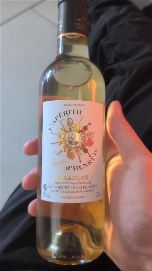 Vin Blanc sec Fruité d'Henry IV Cave de Gan Jurançon Non millésimé France Sud-Ouest Jurançon AOC