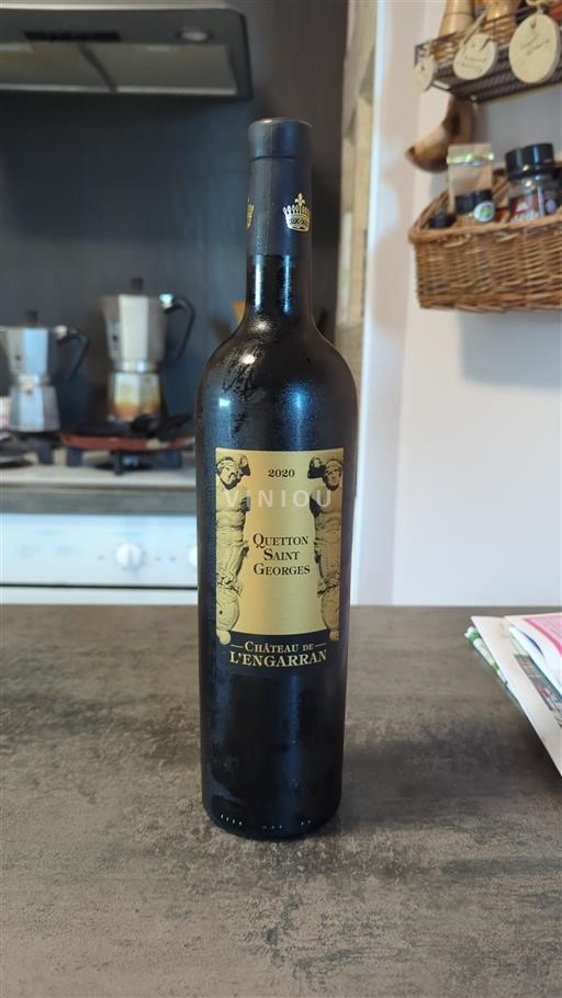 Vin Rouge sec Quetton Saint Georges Château L'Engarran 2019 France Languedoc AOC