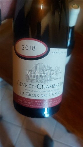 Burgundija Gevrey-chambertin G. Roblot Marchand & Fils La Croix des Champs 2018
