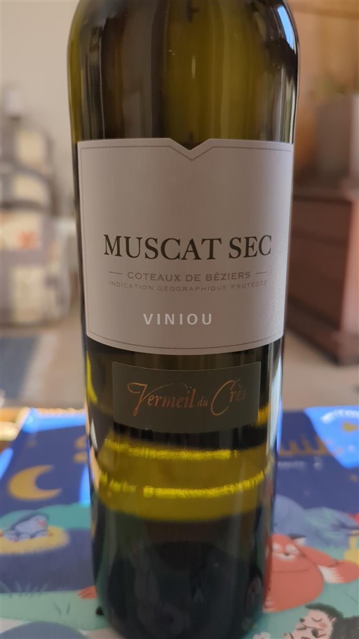 Languedoc ja Roussillon Béziersin Rinteet Verneil du Crès Muscat Sec Ei vuosikertaa