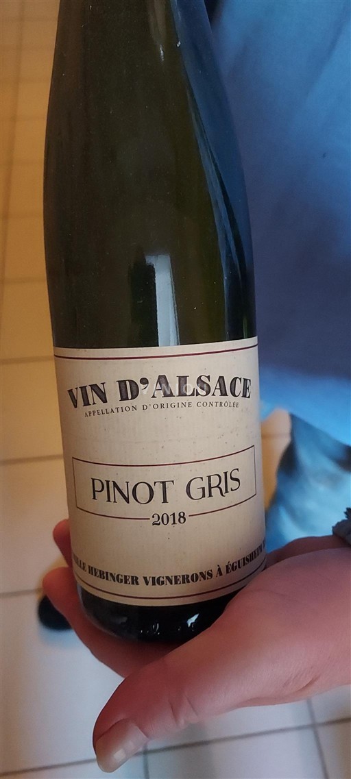 Alsazia Grand Cru Famille Hebinger Pinot Gris 2018