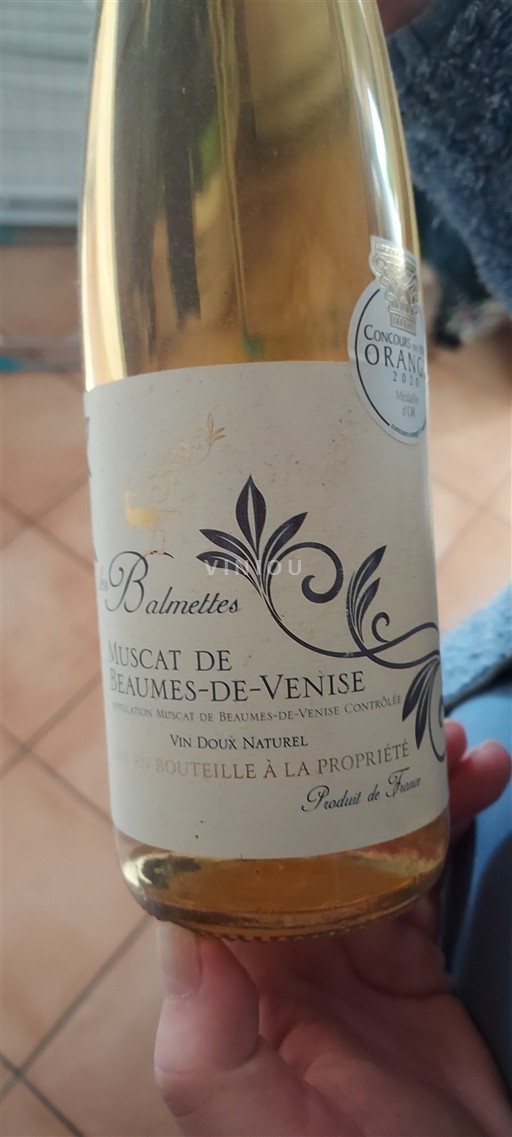 Valle del Rodano Moscato di Beaumes-de-Venise Les Balmettes 2019