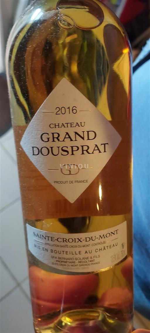 Bordeaux Sainte-Croix-Du-Mont Château Grand Dousprat 2016