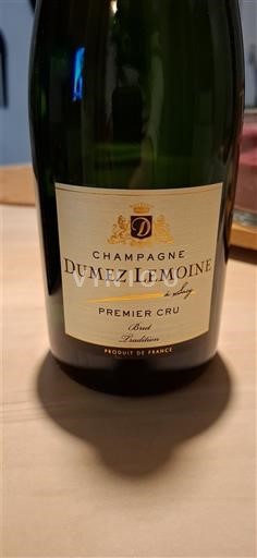 Champagne Sâm-panh Premier Cru Dumez Lemoine Brut Tradition Không niên vụ