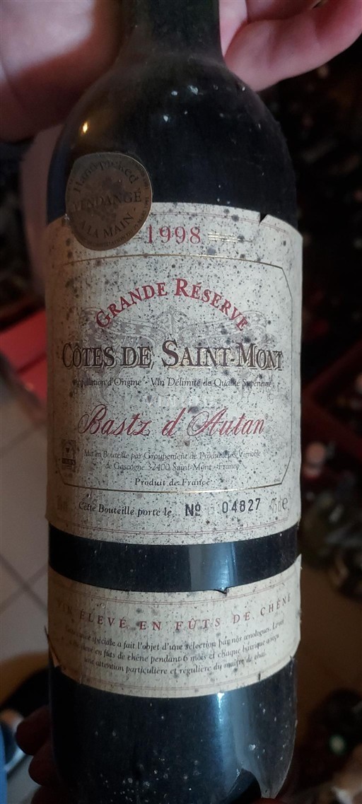 Sudoeste No especificado Bastz Autan Grande Réserve 1998