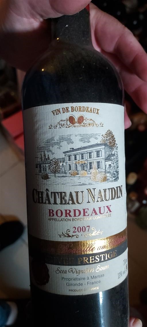 Bordeaux Château Naudin Cuve Prestige 2007