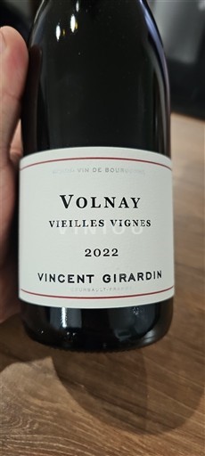 Borgogna Volnay Vincent Girardin Les Vieilles Vignes 2022