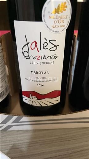 Alps and Rhone Valley Ardèche Jalès Cruzières Marselan 2024