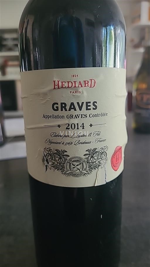 Bordeaux Graves Hediard 2014