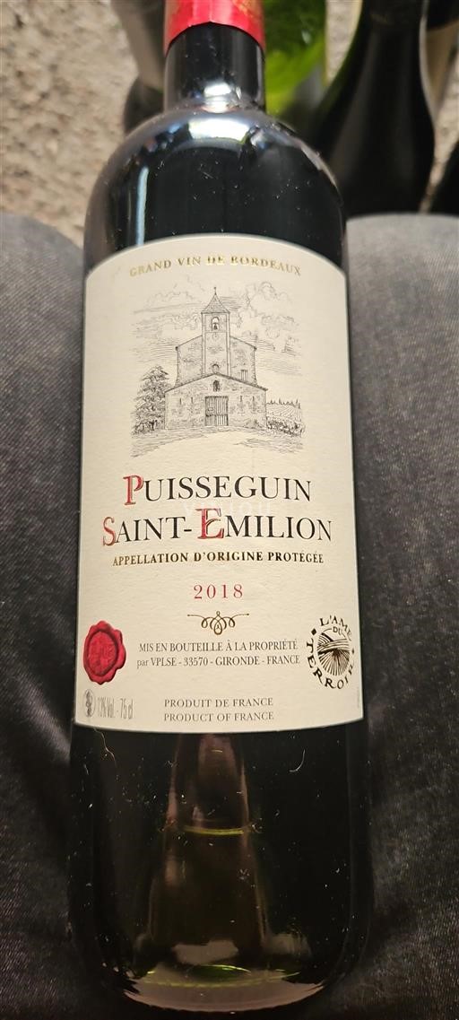Bordeaux Puisseguin-Saint-Émilion Château  2018