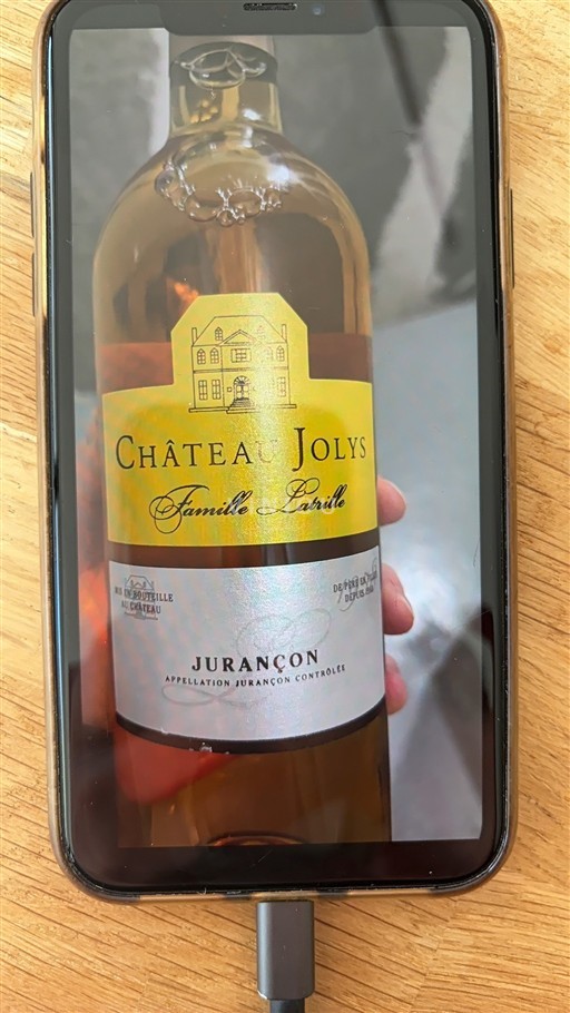 Vin Blanc sec Château Jolys 2016 France Sud-Ouest Jurançon AOC