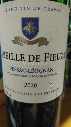 Bordeaux Pessac-Léognan L'Abeille de Fieuzal 2020