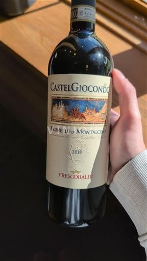 Vin Rouge sec CastelGiocondo 2018 Italien Toskana Brunello di Montalcino DOC