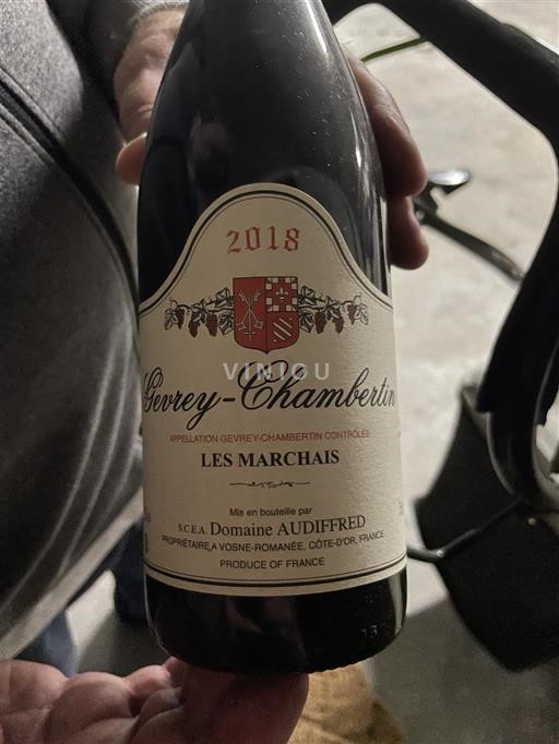 Burgundy Gevrey-Chambertin Domaine Audiffred Les Marchais 2018