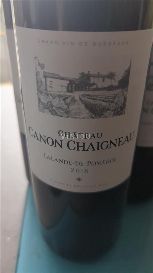 Bordeaux Lalande-de-Pomerol Château Canon Chaigneau 2018