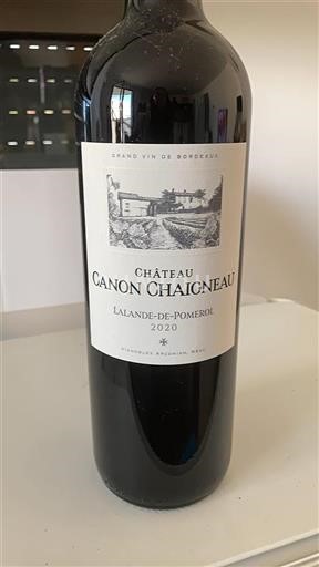 Bordeaux Lalande-de-pomerol Château Canon Chaigneau 2020
