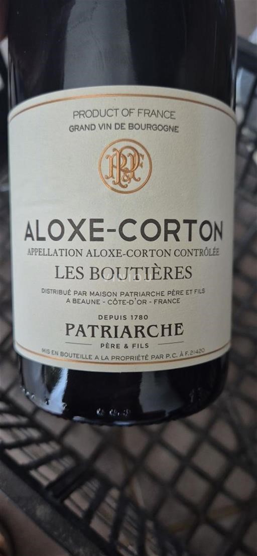 Burgund Aloxe-Corton Patriarche Père et Fils Les Boutières 2020