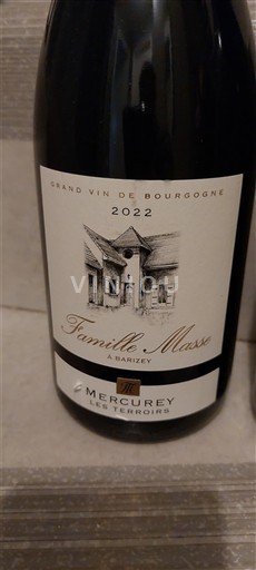 Borgoña Mercurey Famille Masse Les Terroirs 2022