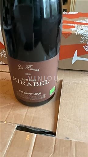 Languedoc Pic-saint-loup Domaine Mirabel Les Bancels 2018