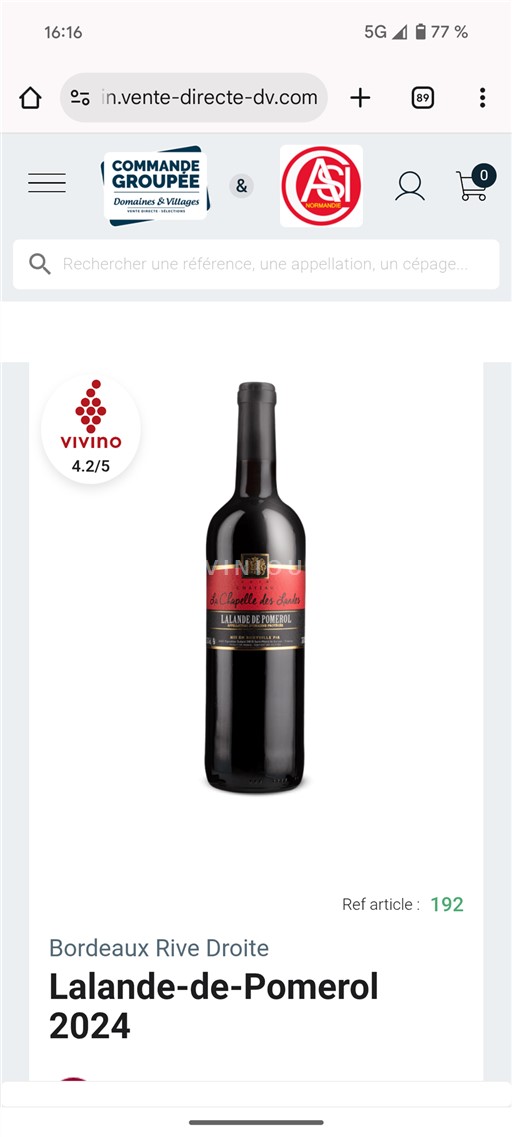 Bordeaux Lalande-de-Pomerol Château La Chapelle des Sants 2024