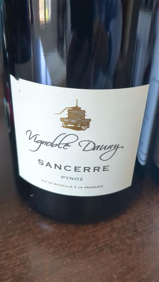 Vin Rouge sec Pynoz Vignoble Dauny Non millésimé France Vallée de la Loire Sancerre AOC
