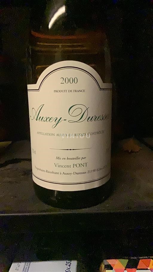 Burgund Auxey-Duresses Vincent PONT 2000