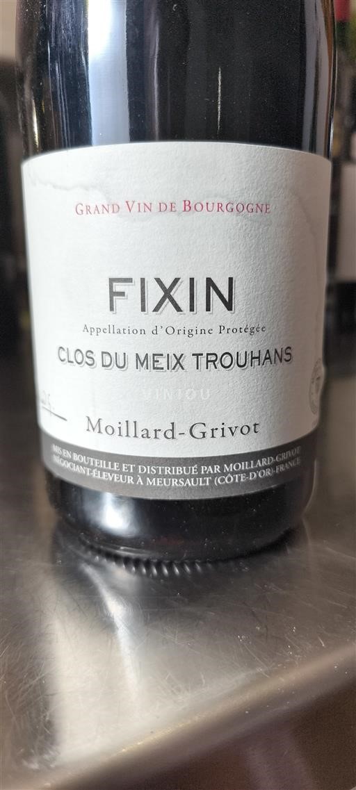 Burgund Fixin Moillard-Grivot Clos du Meix Trouhans 2016