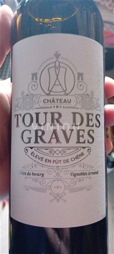 Burdeos Côtes-de-bourg Château Tour des Graves 2022