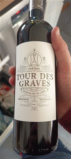 Bordéus Côtes-de-bourg Château Tour des Graves 2022