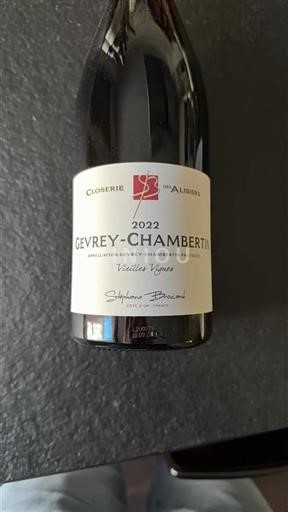 Burgundy Gevrey-Chambertin Closerie des Alisiers Vieilles Vignes 2022
