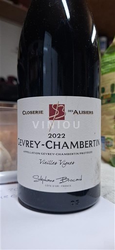 Bourgogne Gevrey-chambertin Closerie des Alisiers Vieilles Vignes 2022