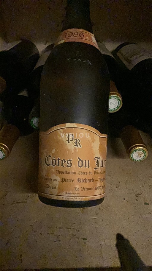 Jura Côtes du Jura Pierre richard 1986