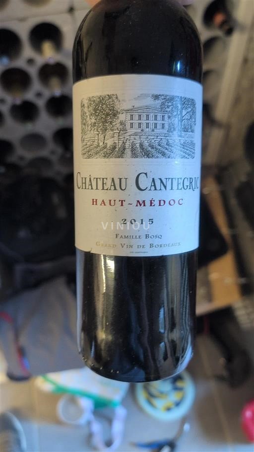 Bordeaux Haut-Médoc Château Cantegric 2015