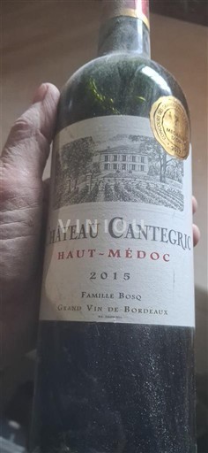 Bordeaux Haut-Médoc Château Cantegric 2015