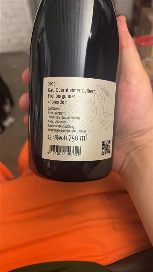 Rheinhessen Not Specified Weingut Krebs-Grode Tonerode 2015