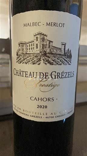 Sud-Ovest Cahors Château Grezels Prestige 2020