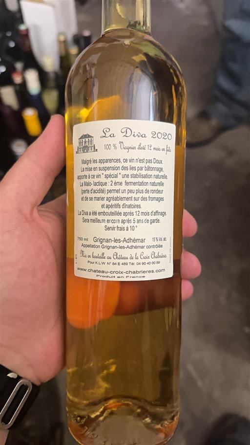 Rhône Valley Grignan-les-Adhémar Château La Croix Chabrières La Diva 2020