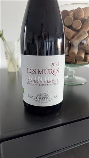 Rhône-dalen Côtes-du-Rhône M. Chapoutier Les Mûres 2023