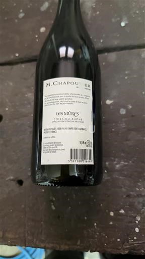 Valle del Ródano Côtes del Ródano M. Chapoutier Les Mûres 2023
